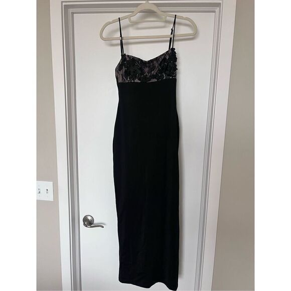 Hello Molly black lace maxi dress size medium - Picture 3 of 5
